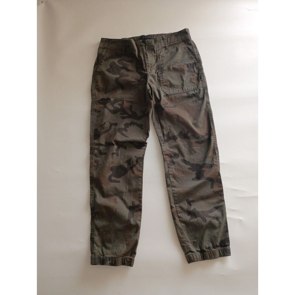 Sanctuary Camo Jogger Pants High Rise Military Cargo Front Pockets Size Medium